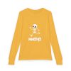 Metal Head Youth Long Sleeve Tee With Dancing Skeleton By MIHONO