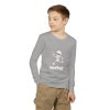 Metal Head Youth Long Sleeve Tee With Dancing Skeleton By MIHONO