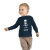 Emo Toddler Long Sleeve Tee With Cute Skeleton Graphic By MIHONO